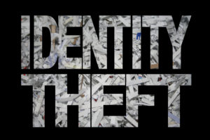 Identity theft with shredded paper
