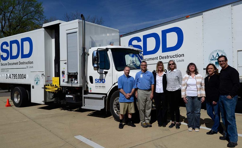 SDD will issue a Certificate of Document Destruction after your documents and materials have been completely destroyed inside our mobile shredding truck.